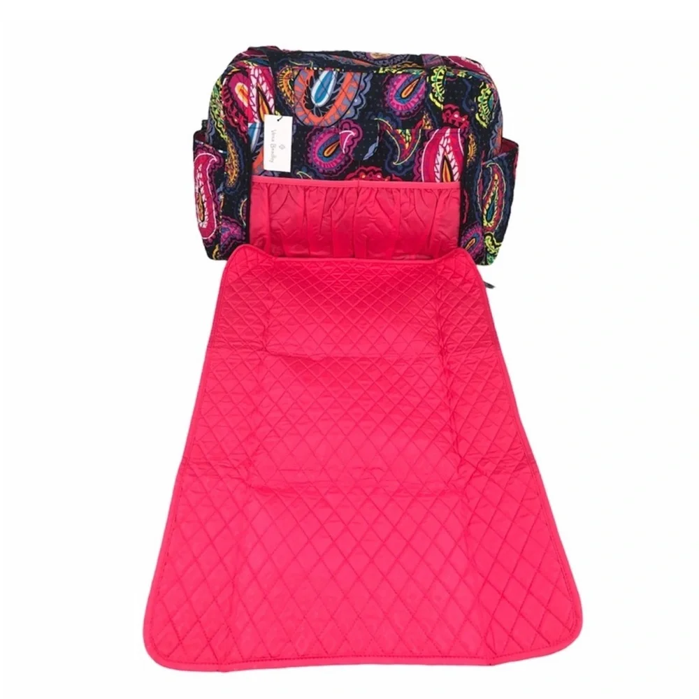 Multicolor Vera Bradley Stroll Around Bag in Print Twilight Paisley